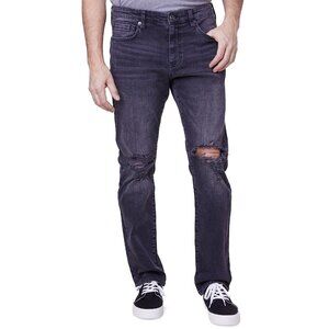 Lazer Men's Slim-Fit Stretch Jeans Black B4HP